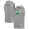 Men's Under Armour Gray Notre Dame Fighting Irish Game Day Tech Sleeveless Hoodie
