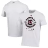 Men's Under Armour White South Carolina Gamecocks 2022 NCAA Women's Basketball National Champions Locker Room Performance T-Shirt