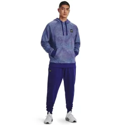 Men's Under Armour Rival Fleece Printed Hoodie -Under Armour Shop 5798197 ALT2