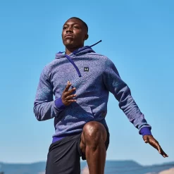 Men's Under Armour Rival Fleece Printed Hoodie -Under Armour Shop 5798197 ALT3