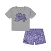 Girls 4-6x Under Armour Daisy Day Logo Tee & Mesh Shorts Set