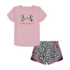 Toddler Girl Under Armour Go Wild Logo Tee & Printed Shorts Set