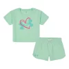 Toddler Girl Under Armour Jersey Logo Tee & Shorts Set