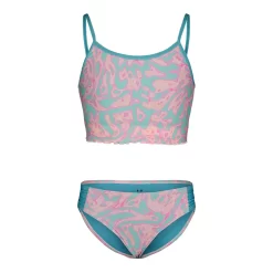 Girls 7-16 Under Armour Lava Pool Midkini Top & Bottoms Swimsuit Set