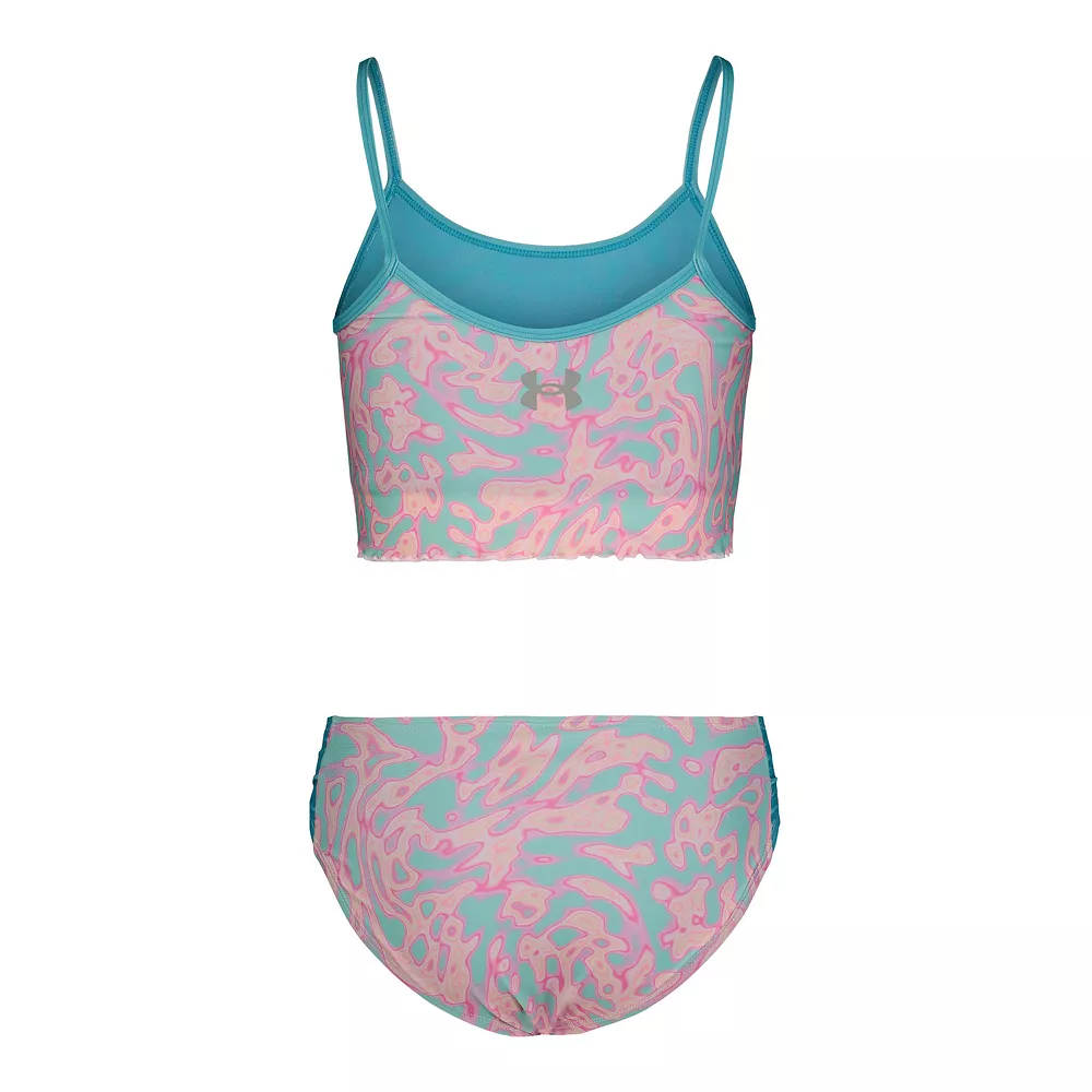 Girls 7-16 Under Armour Lava Pool Midkini Top & Bottoms Swimsuit Set 2 Girls 7-16 Under Armour Lava Pool Midkini Top & Bottoms Swimsuit Set - Image 2