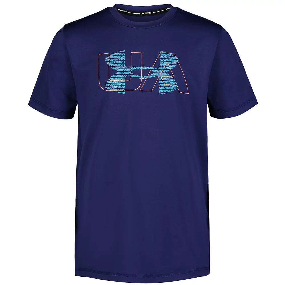 Boys 8-20 Under Armour Texture Maze Surf Shirt 1 Boys 8-20 Under Armour Texture Maze Surf Shirt