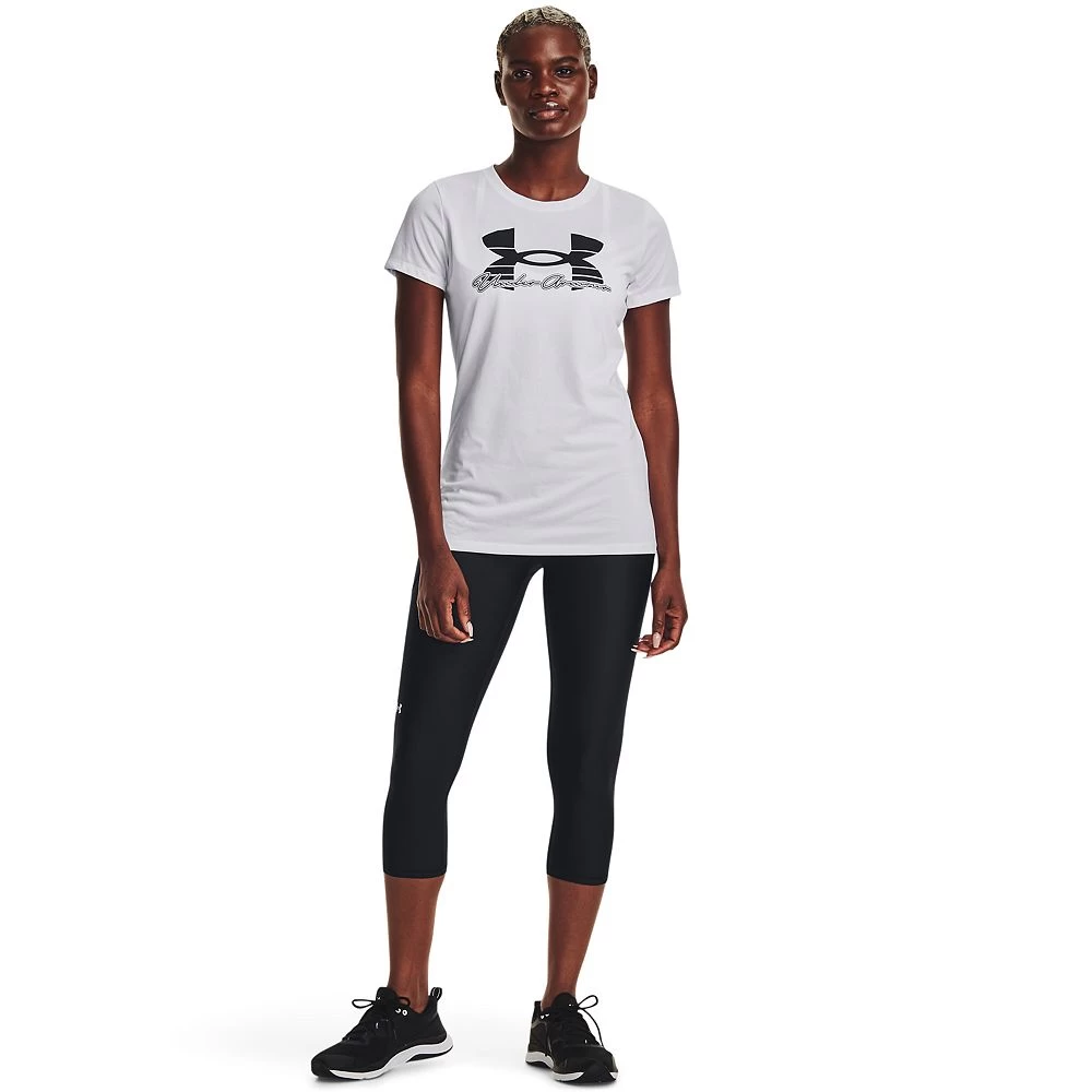 Women's Under Armour Tech™ Script Logo Tee 3 Women's Under Armour Tech™ Script Logo Tee - Image 3