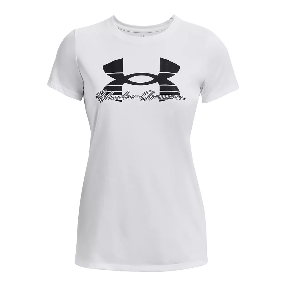 Women's Under Armour Tech™ Script Logo Tee 5 Women's Under Armour Tech™ Script Logo Tee - Image 5