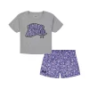 Toddler Girl Under Armour Daisy Day Logo Tee & Shorts Set