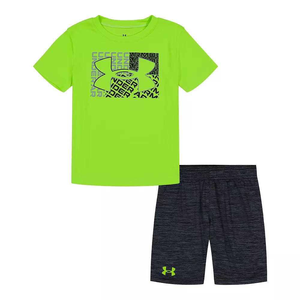 Boys 4-7 Under Armour Deconstruct Logo Tee & Shorts Set 1 Boys 4-7 Under Armour Deconstruct Logo Tee & Shorts Set