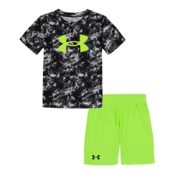 Boys 4-7 Under Armour Seafoam Camo Tee & Shorts Set