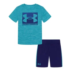 Toddler Boy Under Armour Logo Tee & Shorts Set