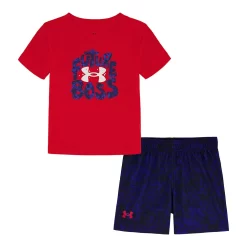 Toddler Boy Under Armour Future Boss Graphic Tee & Shorts Set