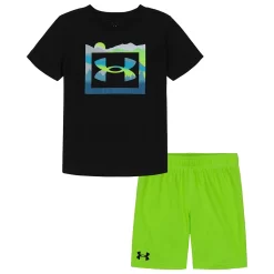 Toddler Boy Under Armour Vista Tee & Mesh Shorts Set