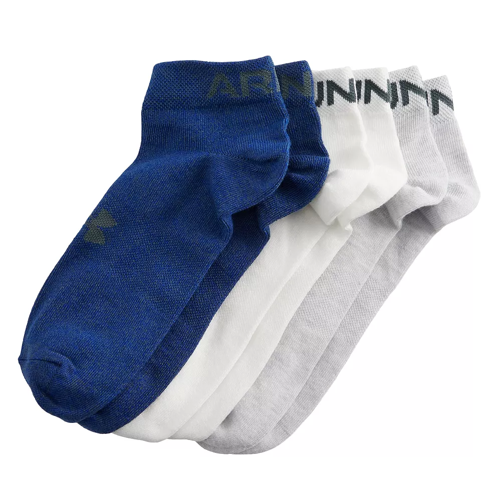 Men's Under Armour Essential 6-pack Lite Low-Cut Socks 4 Men's Under Armour Essential 6-pack Lite Low-Cut Socks - Image 4