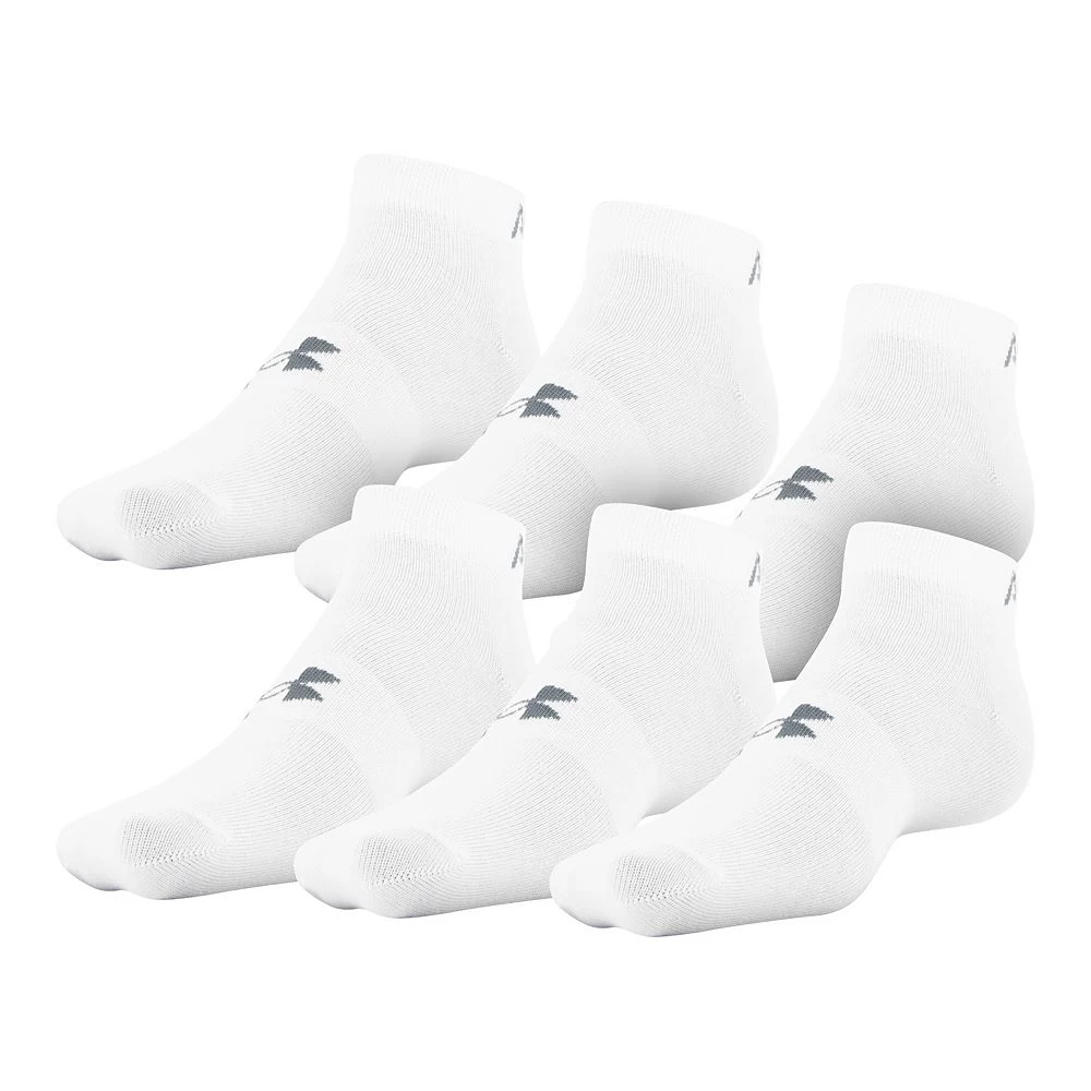 Men's Under Armour Essential 6-pack Lite Low-Cut Socks 1 Men's Under Armour Essential 6-pack Lite Low-Cut Socks