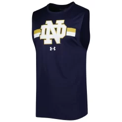 Men's Under Armour Navy Notre Dame Fighting Irish Logo Striped Tech Performance Tank Top 5 Men's Under Armour Navy Notre Dame Fighting Irish Logo Striped Tech Performance Tank Top -Under Armour Shop 5930370 ALT2