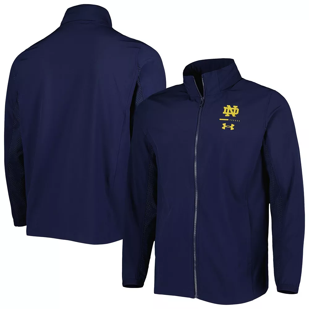 Men's Under Armour Navy Notre Dame Fighting Irish Squad 3.0 Full-Zip Jacket 1 Men's Under Armour Navy Notre Dame Fighting Irish Squad 3.0 Full-Zip Jacket