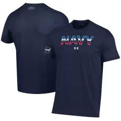 Men's Under Armour Navy Navy Midshipmen 2022 Special Games NASA T-Shirt