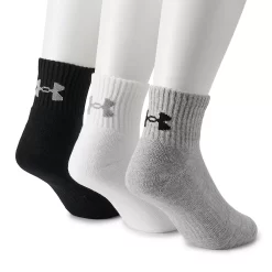 Men's Under Armour 3-pack Quarter Training Socks