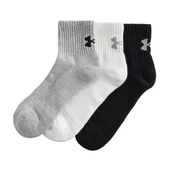 Men's Under Armour 3-pack Quarter Training Socks -Under Armour Shop 6142148 ALT2