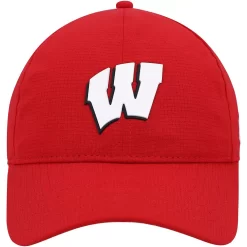 Women's Under Armour Red Wisconsin Badgers Sideline Airvent Performance Adjustable Hat -Under Armour Shop 6165498 ALT2