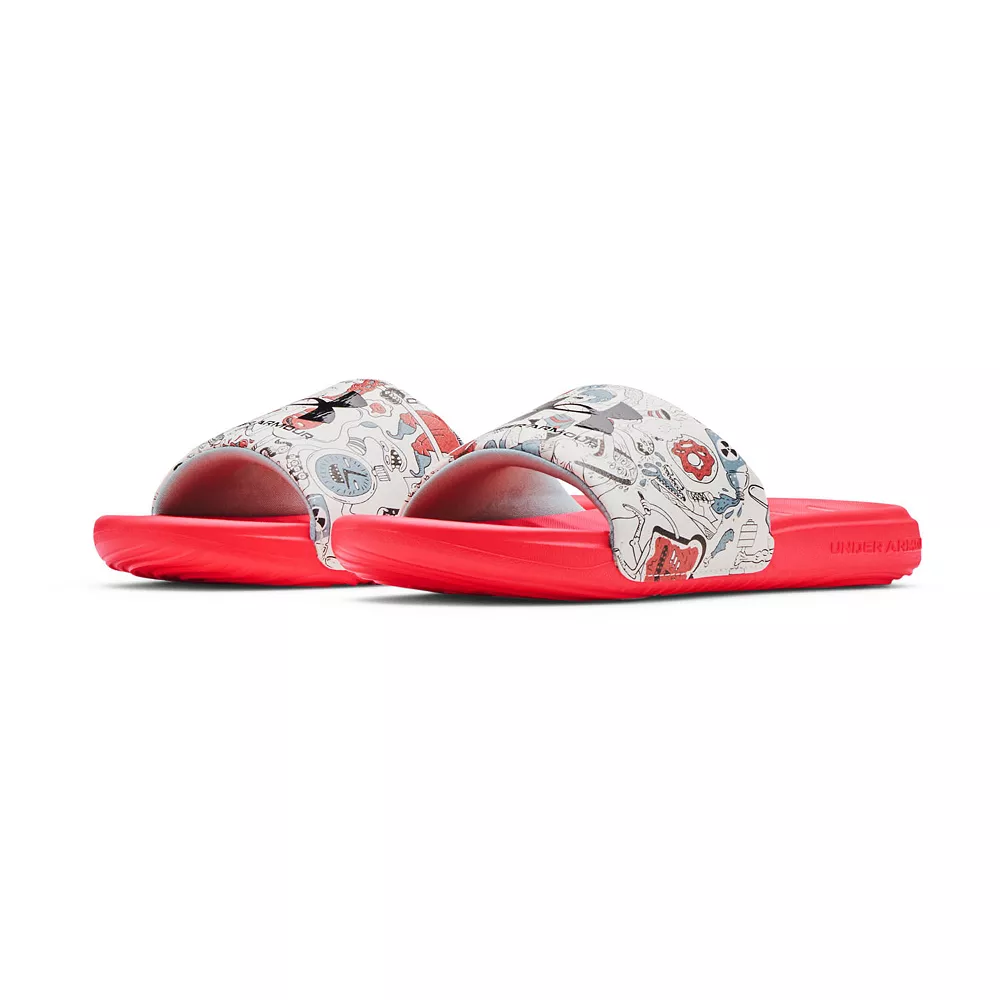 Under Armour Ansa Graphic Kids' Slide Sandals 3 Under Armour Ansa Graphic Kids' Slide Sandals - Image 3
